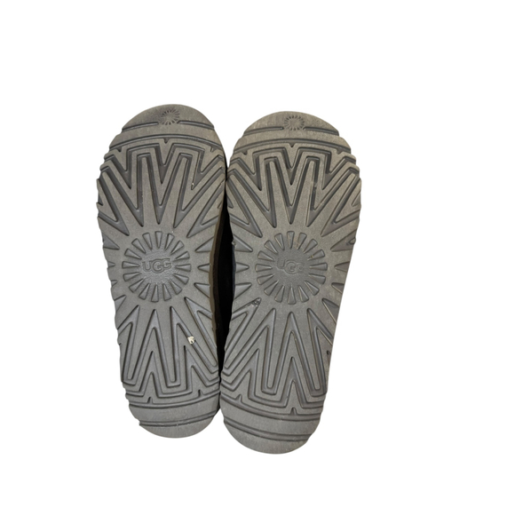 Women's UGG Gray Suede Tasman Slippers Size 10 - Picture 6 of 9